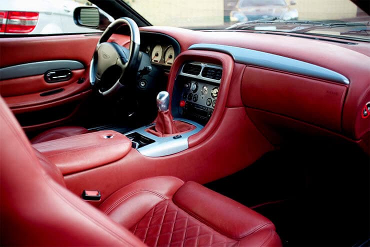 DB7 Red Leather Interior